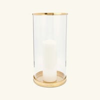 Modern Hurricane Candle Holder Large Gold ralph lauren home modern hurricane candle holder large gold