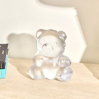 Teddy Air Sculpture Large Clear lalique teddy air sculpture large clear