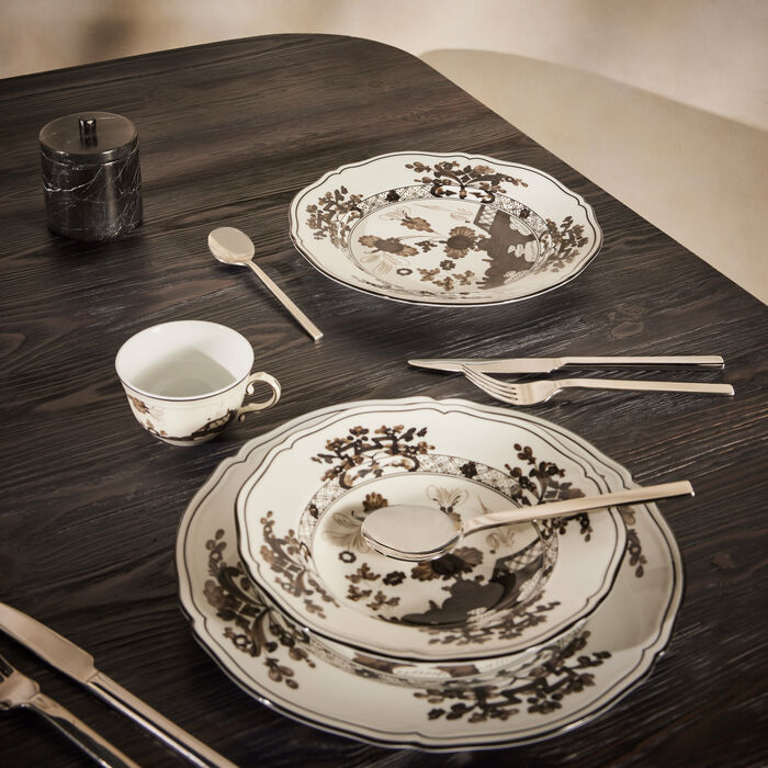 Oriente Italiano Dinner Plate Grey ginori 1735 oriente italiano dinner plate grey