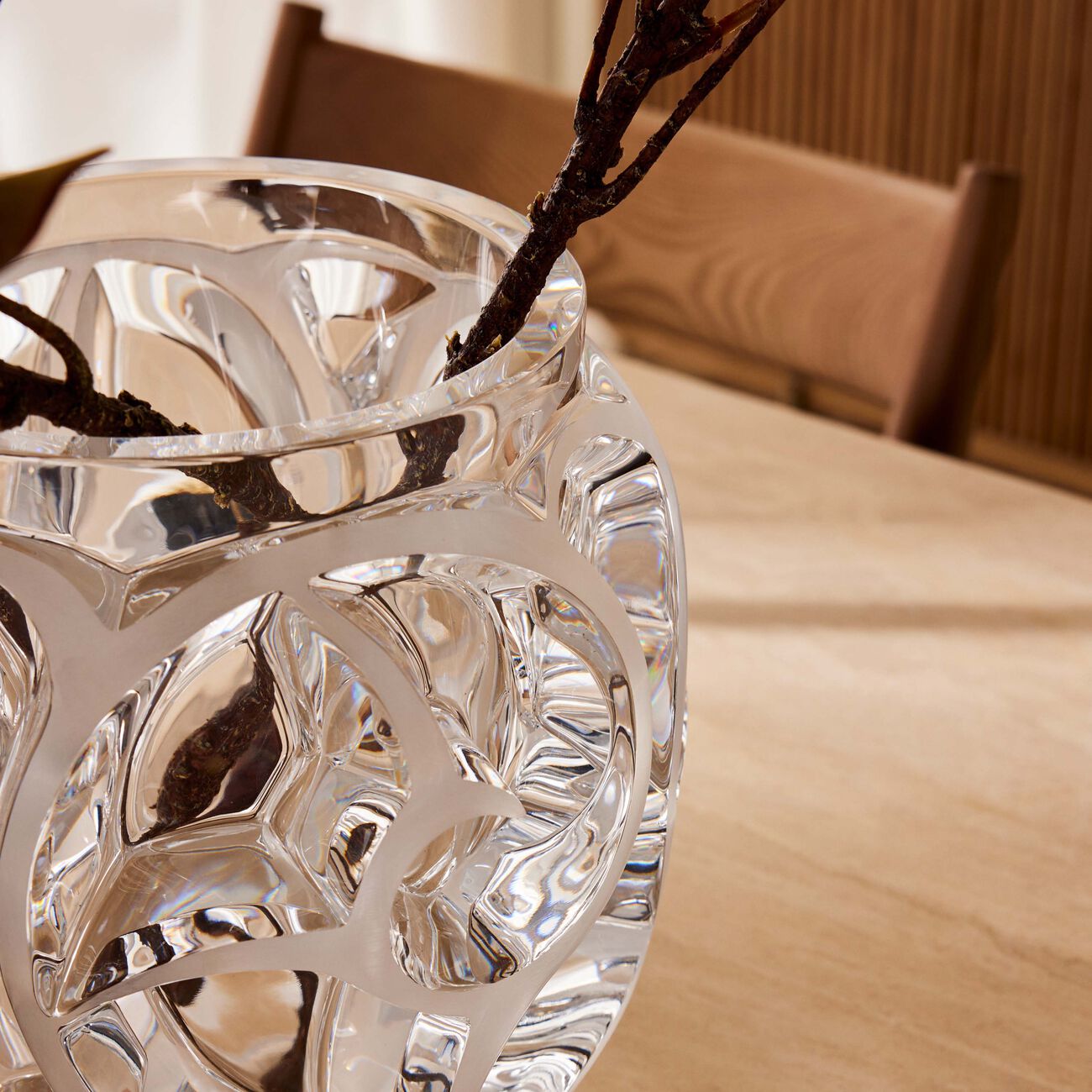 لاليك مزهرية توربيون متوسطة شفافة