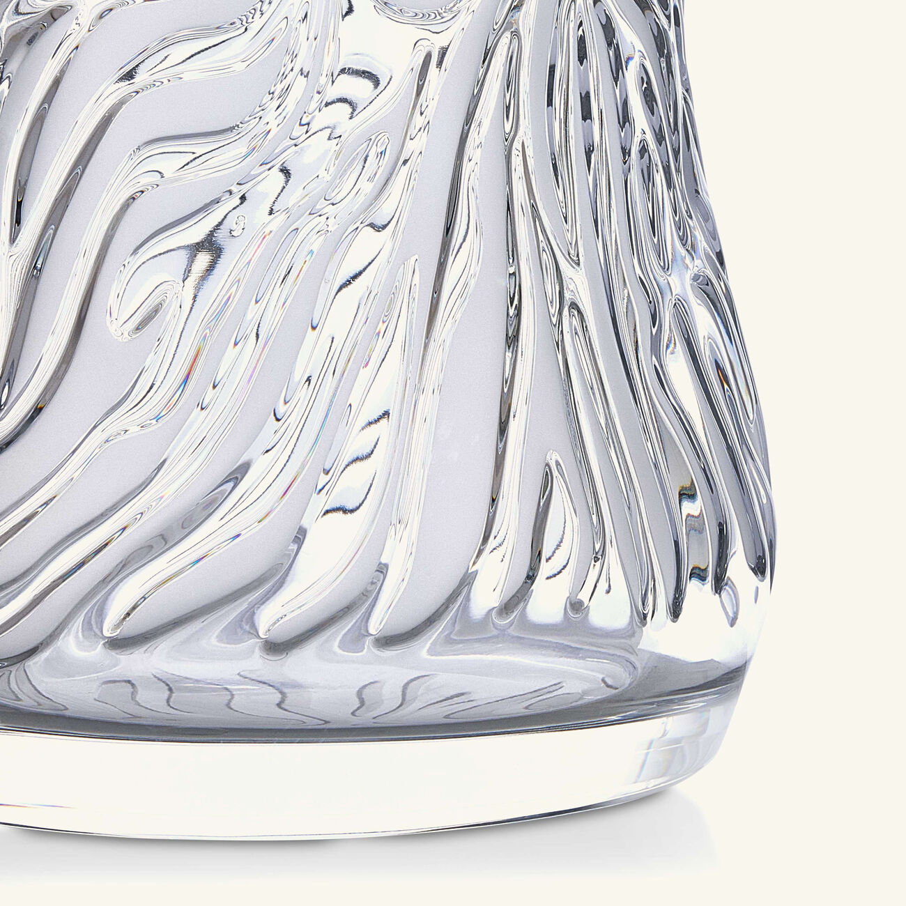 Zebra Vase Large Clear Limited Edition lalique zebra vase large clear limited edition