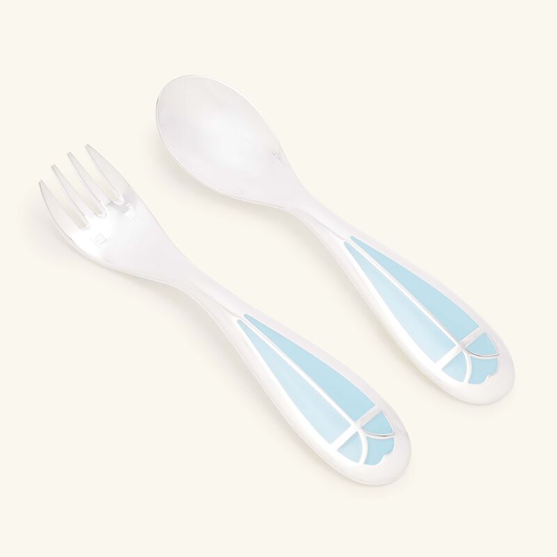 كريستوفل طقم كوارتز تاليسمان للأطفال من قطعتين أزرق