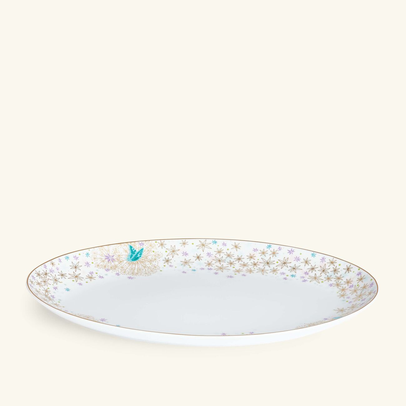 برناردو طبق الضيافة فيري مايكل كايو بيضاوي وردي 33 سم