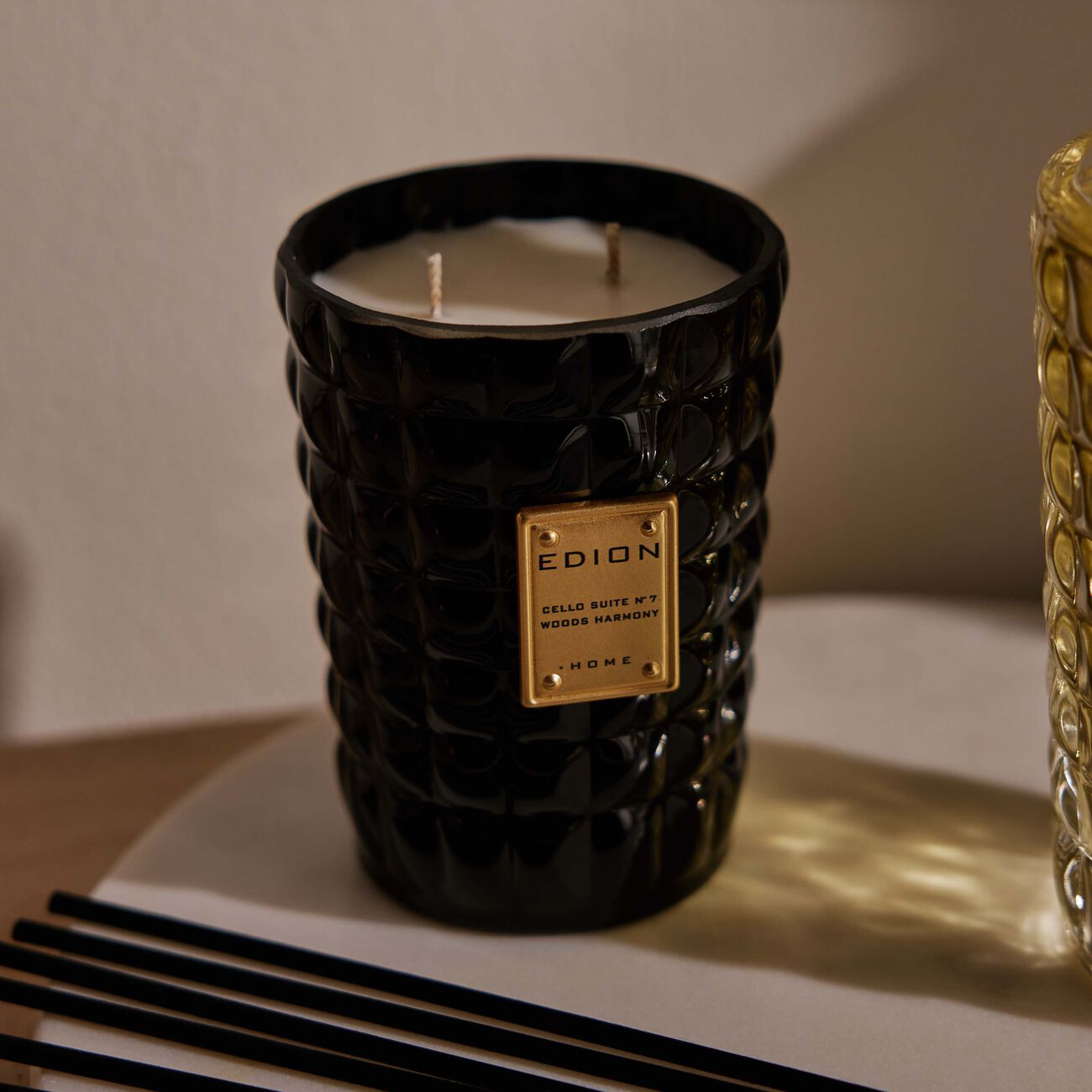 Cello Suite No 7 Wood Harmony Nero Candle & Diffuser Set edion cello suite no 7 wood harmony nero candle diffuser set