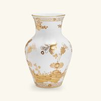 ginori 1735 oriente italiano ming vase medium gold