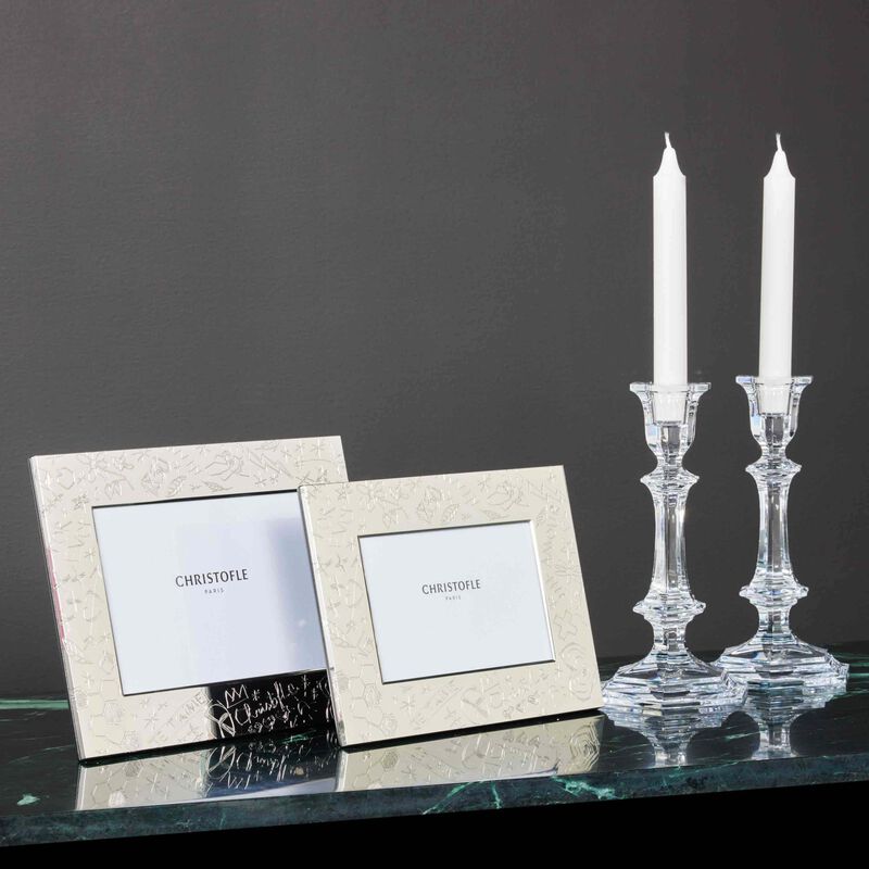 christofle graffiti picture frame silver plated 13x18cm