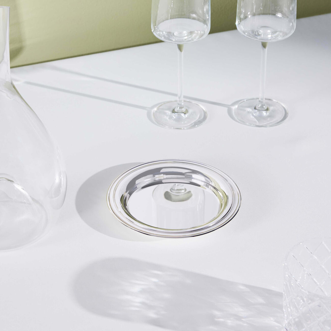 christofle albi coaster silver plated