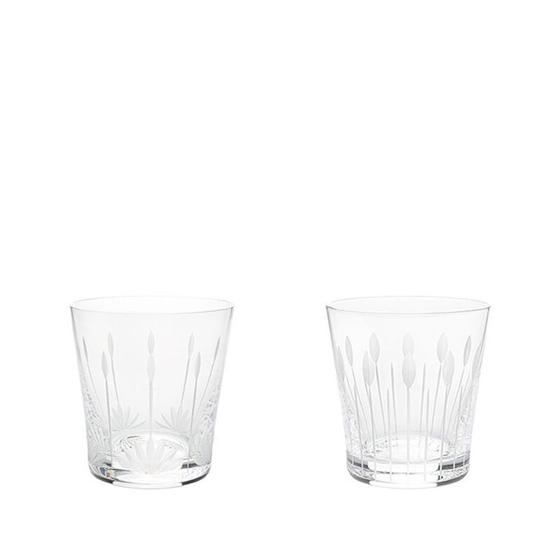 Blossoms & Buds Set Of 2 Lotus Tumblers, large