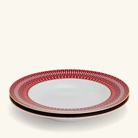 Arcadia Soup Plate Red 23cm Set of 2 baccarat arcadia soup plate red 23cm set of 2