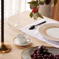 Gage Tea Cup & Saucer White bernardaud gage tea cup saucer white