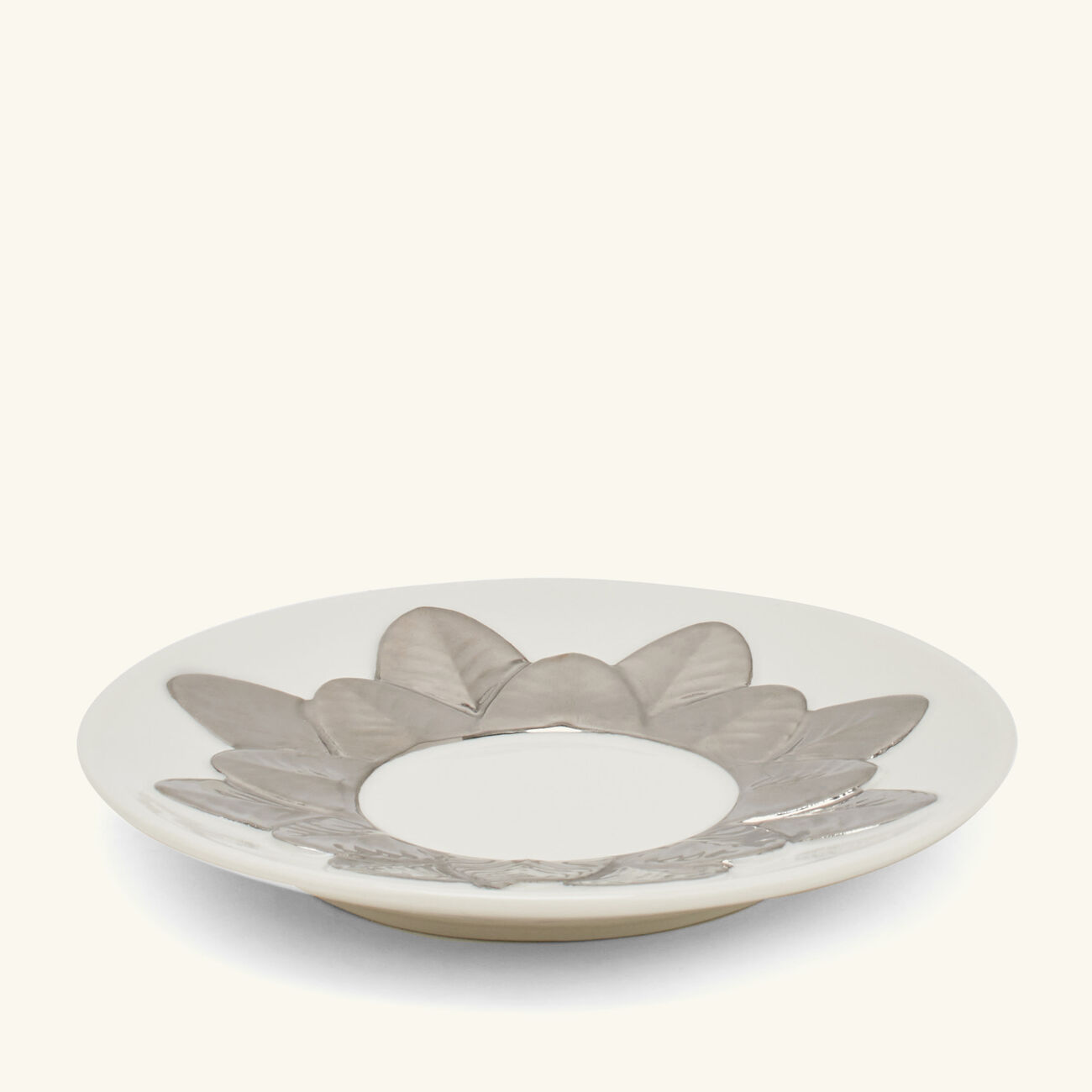 villari peacock cappuccino cup silver