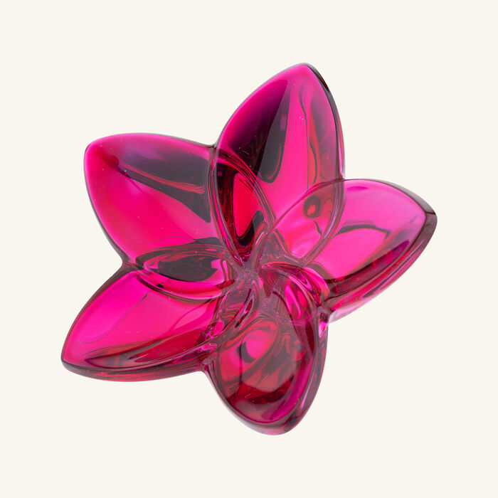baccarat the bloom collection figurine mini pink