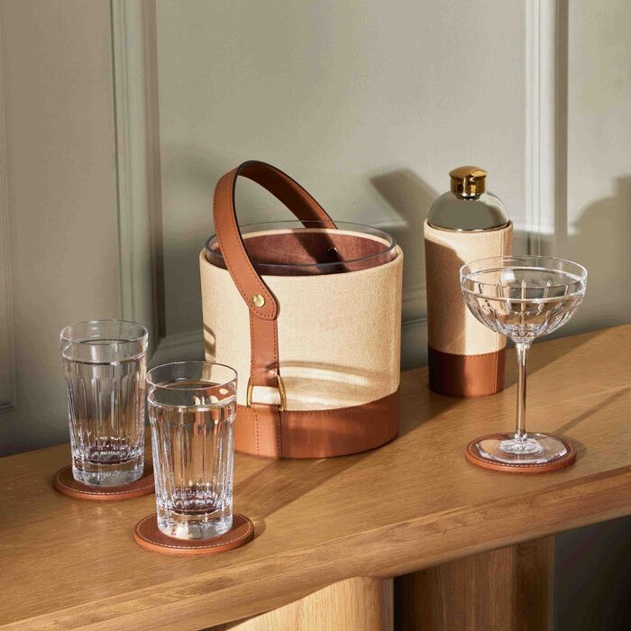 ralph lauren home coraline highball drinking glass clear set of 2