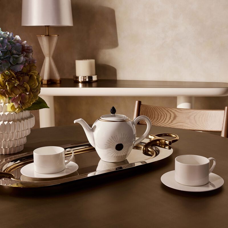 bernardaud aboro teapot white