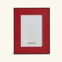 assouline heritage frame red 24x19 cm