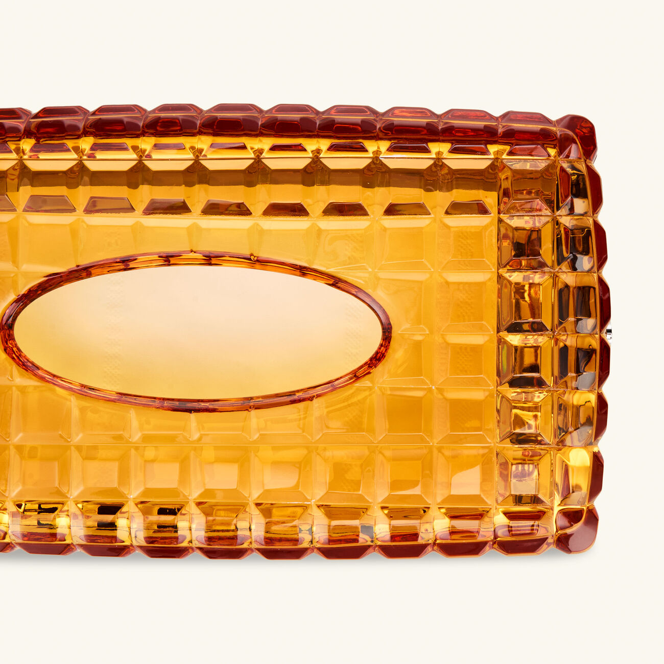 Amber Tissue Box Orange mario cioni c amber tissue box orange