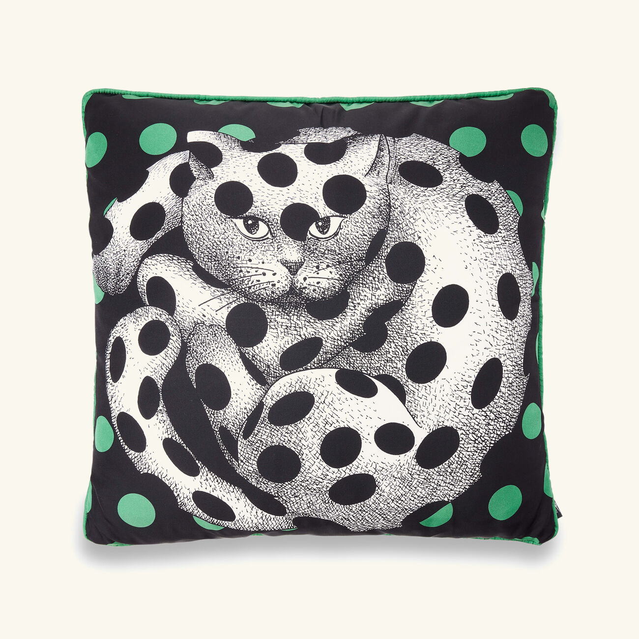 High Fidelity Silk Pillow fornasetti high fidelity silk pillow