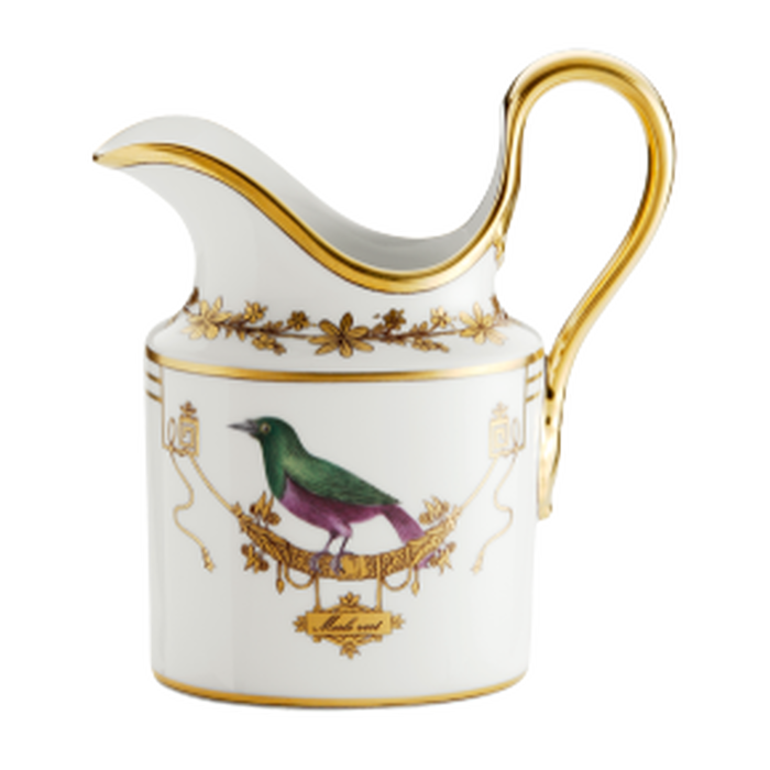 ginori 1735 voli re milk pitcher gold
