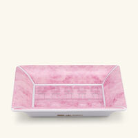 versace palazzo decorative tray squre pink