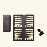 Elie Saab Monogram Backgammon Set Ebony giobagnara elie saab monogram backgammon set ebony