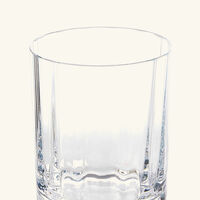 baccarat elements drinking glass clear set of 4