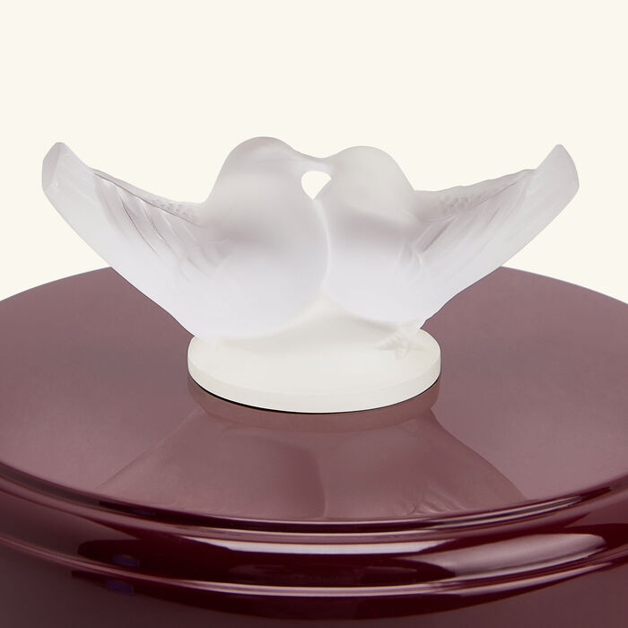 Fleurs De Cerisier Box Large Burgundy lalique fleurs de cerisier box large burgundy