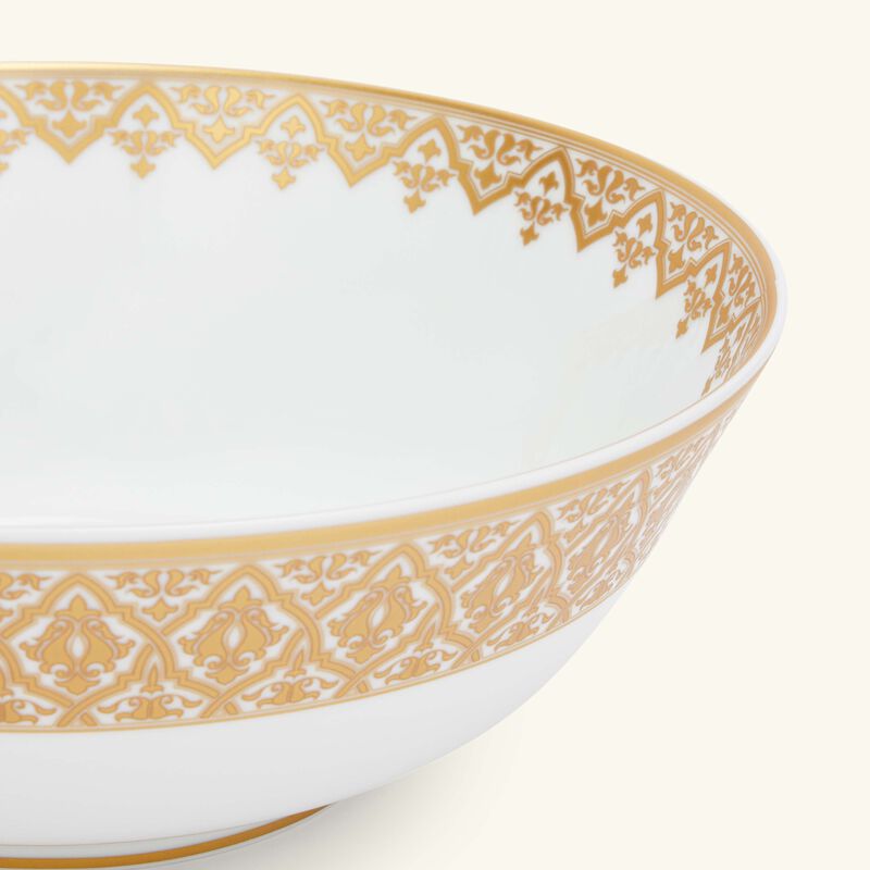 برناردو وعاء السلطة فينيس باللون الذهبي 25 سم