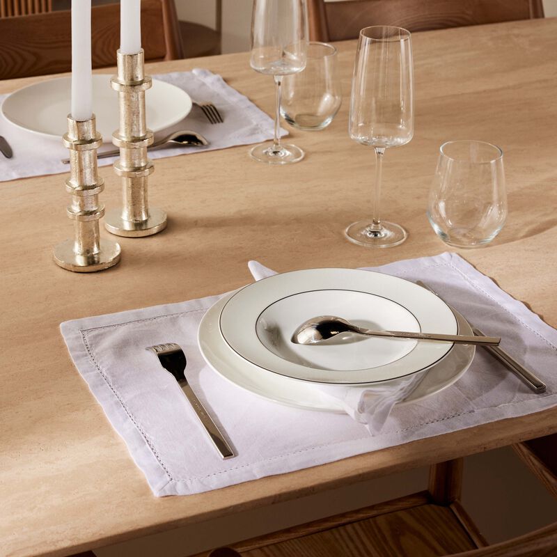 Dune Soup Plate Round White 19cm bernardaud dune soup plate round white 19cm