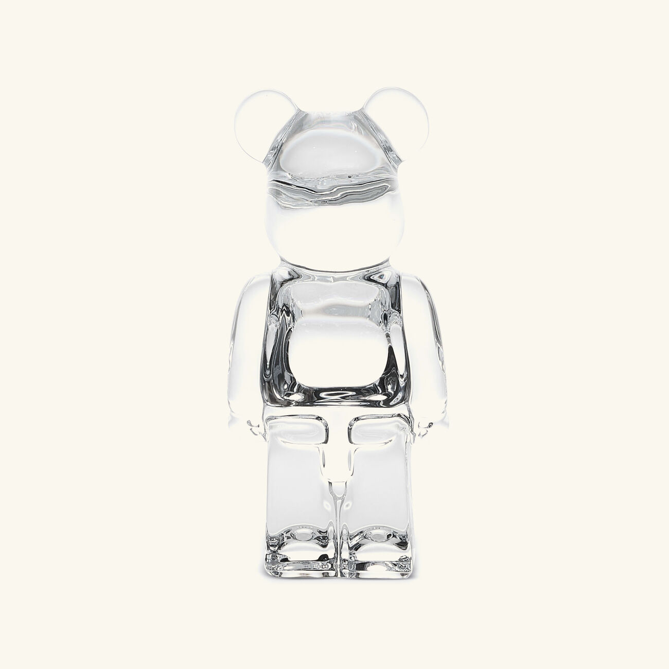 baccarat be rbrick figurine mini clear