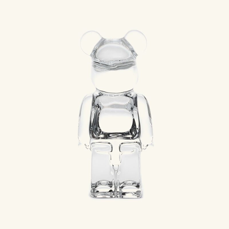 baccarat be rbrick figurine mini clear