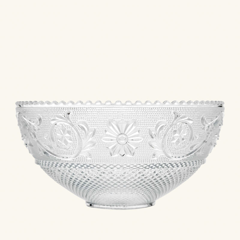 باكارا وعاء آرابيسك صغير شفاف