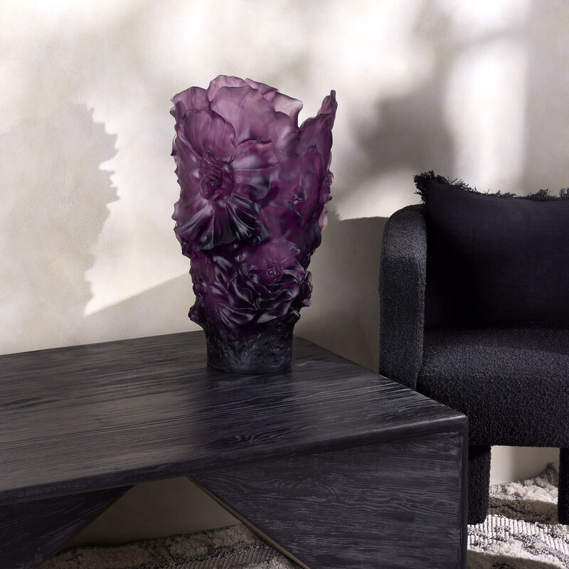 Camellia Vase Large Pink daum camellia vase large pink