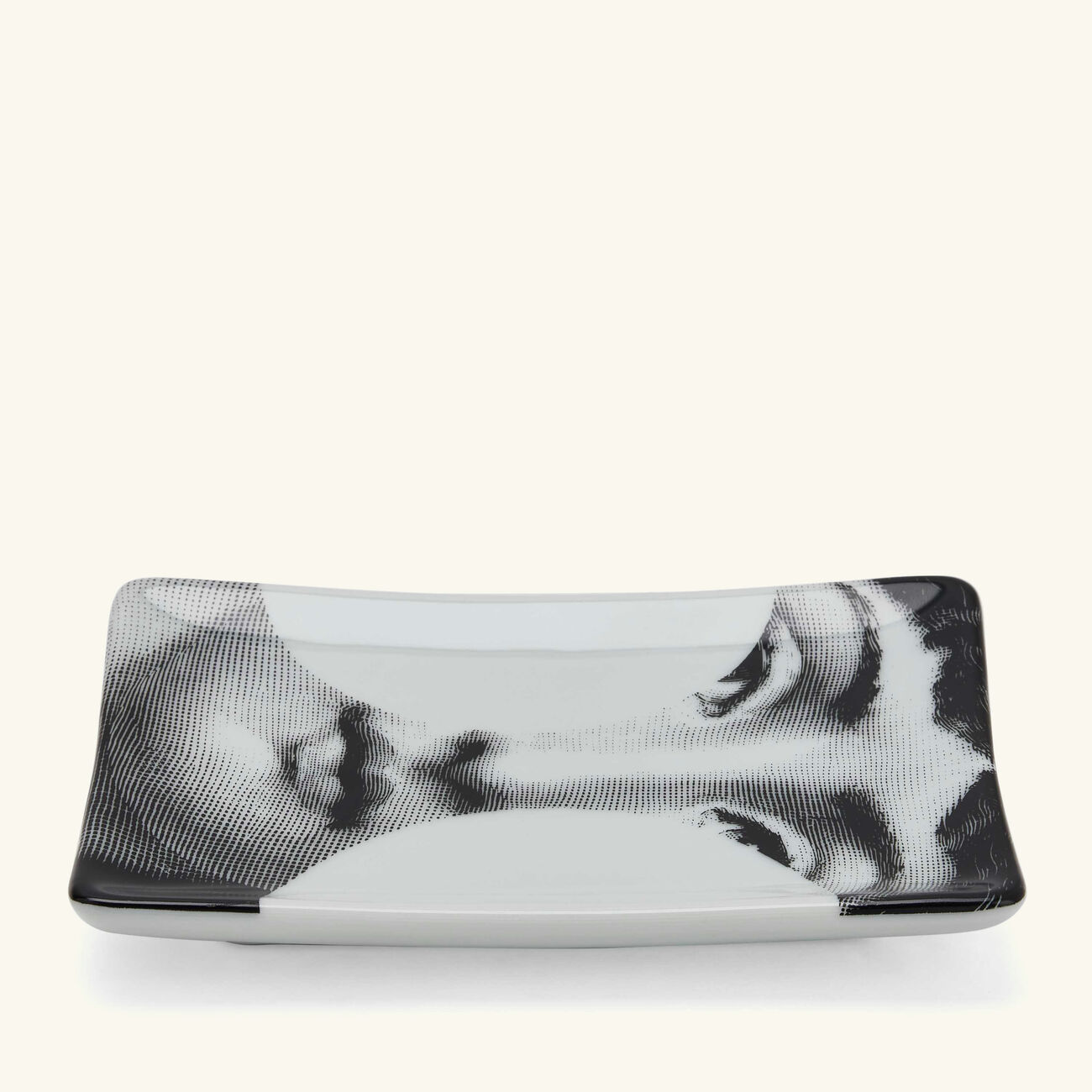 fornasetti tema e variazioni no 150 ashtray rectangular small grey