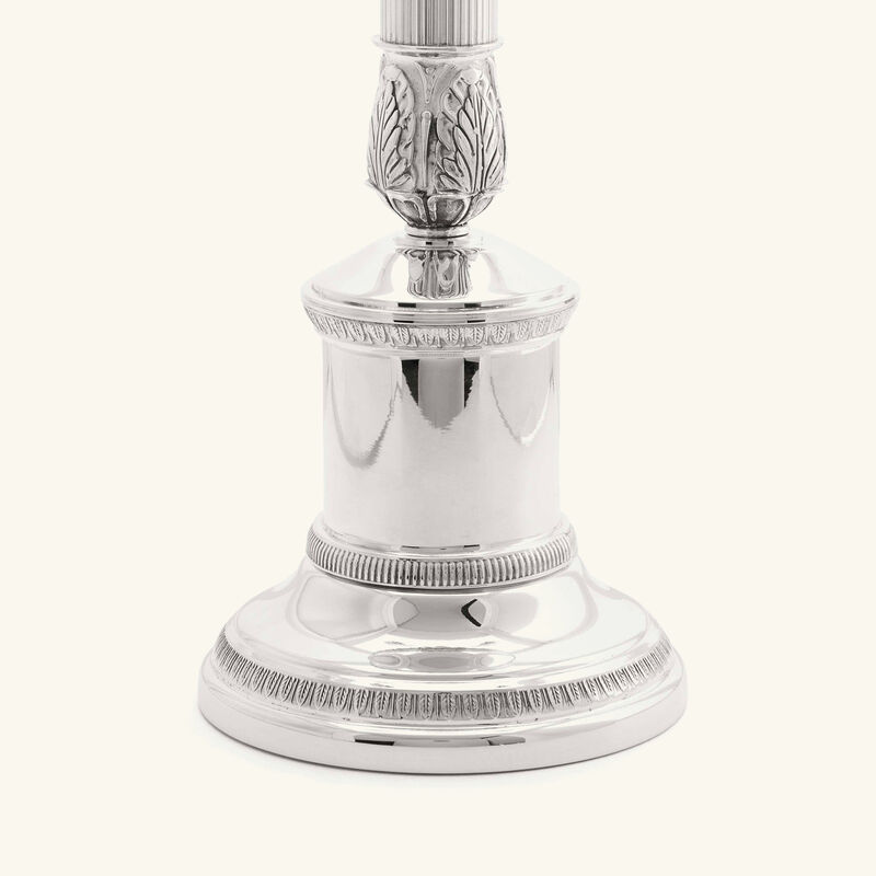 christofle malmaison two light candelabra silver plated