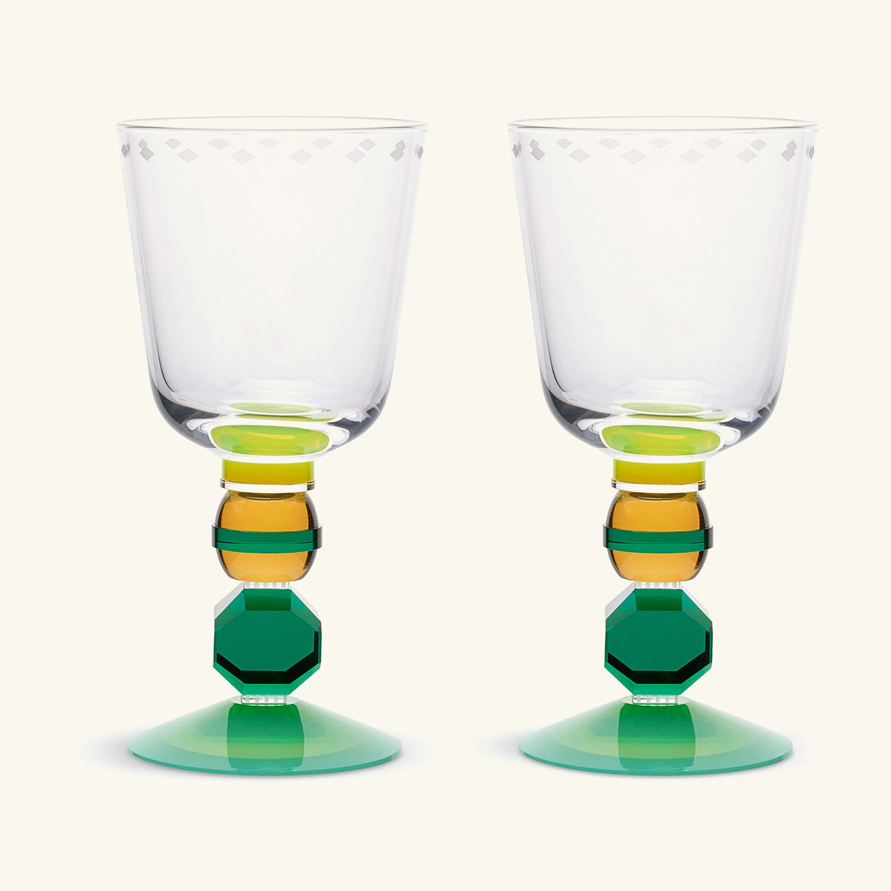 Mayfair Drinking Glass Green Set Of 2 reflections copenhagen mayfair drinking glass green set of 2