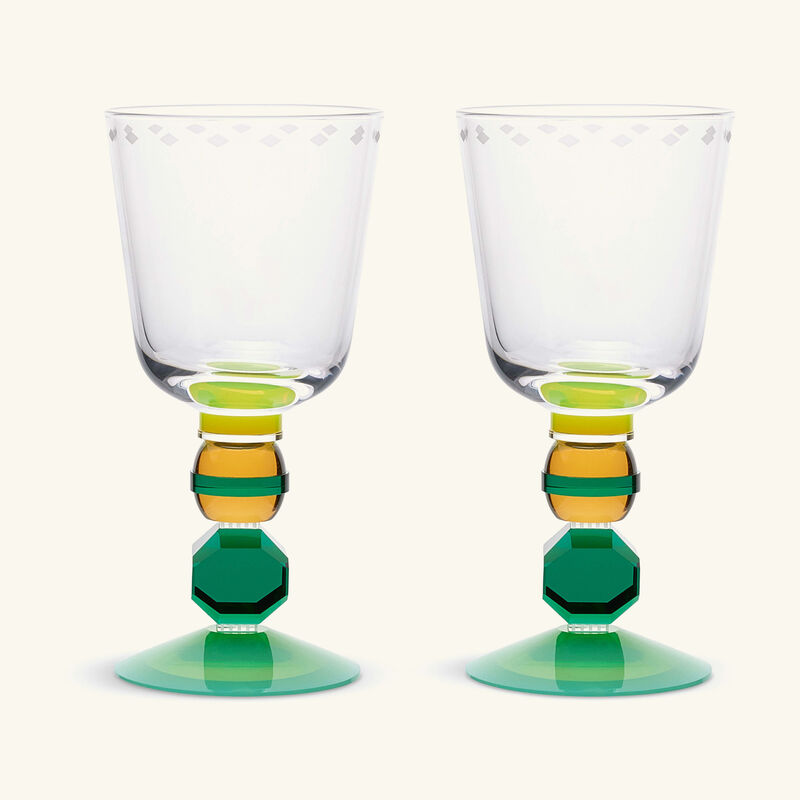 Mayfair Drinking Glass Green Set Of 2 reflections copenhagen mayfair drinking glass green set of 2