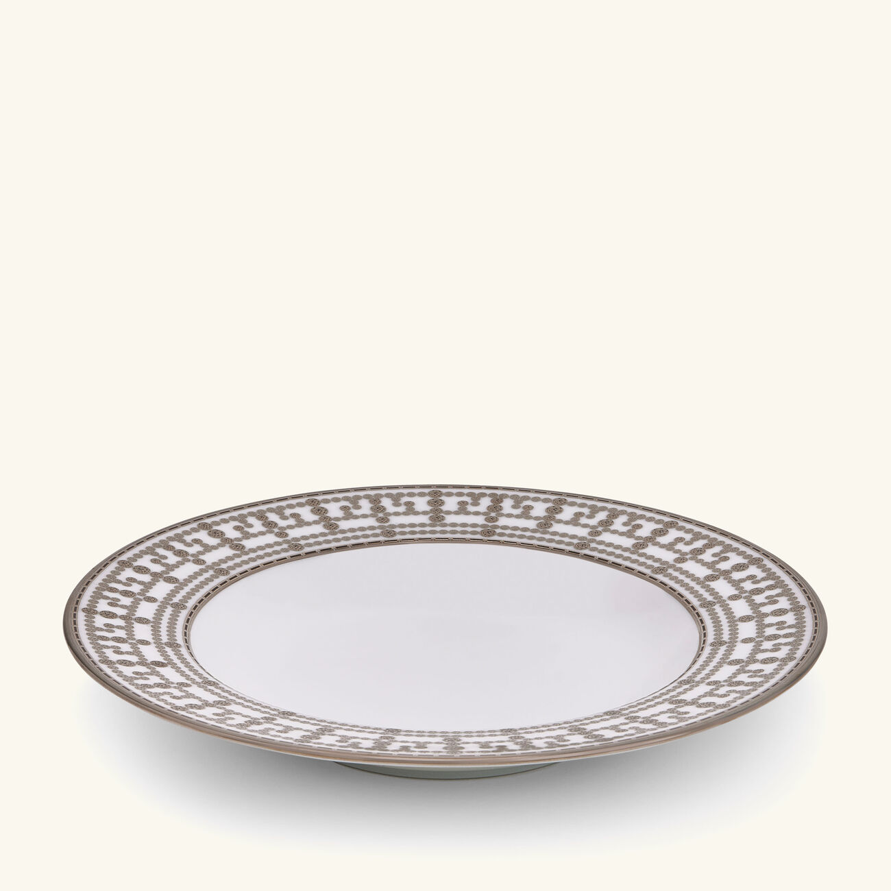 هافيلاند طبق الحساء تيارا باللون الفضي 23 سم