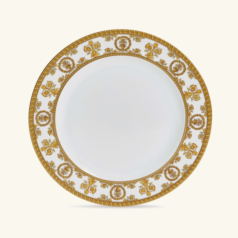 I Love Baroque Plate Round White 22cm versace i love baroque plate round white 22cm