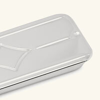 كريستوفل وعاء سكاكر كات إدجز باللون الفضي