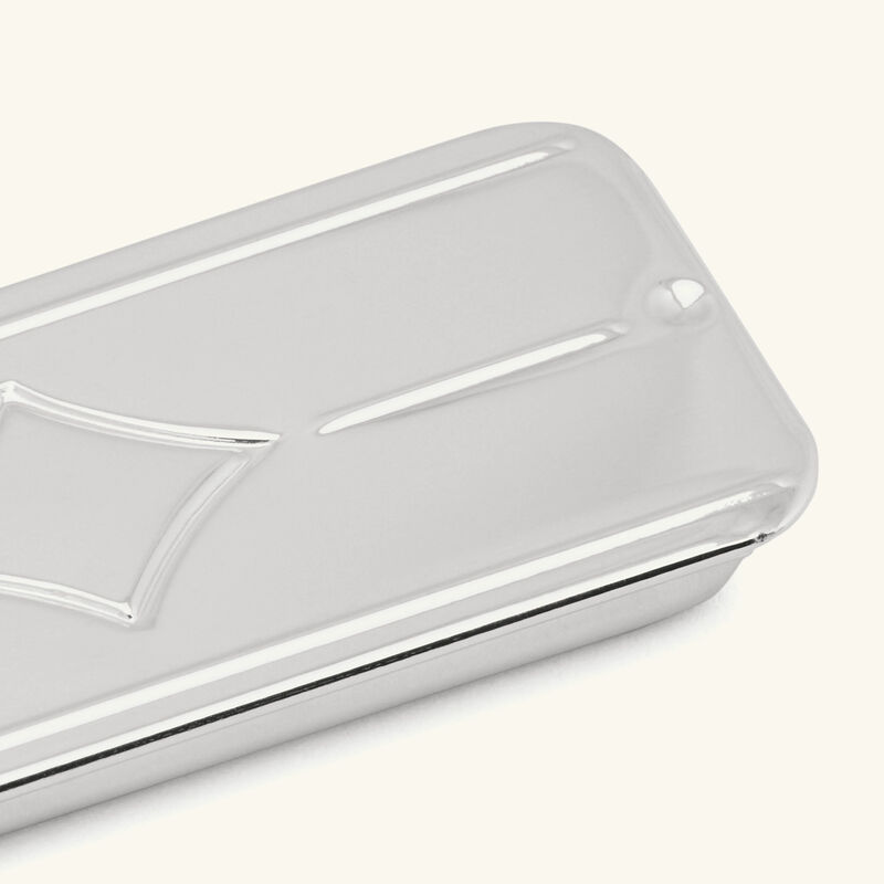 كريستوفل وعاء سكاكر كات إدجز باللون الفضي