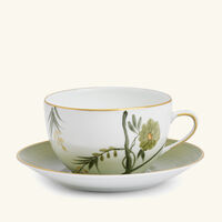 marie daage bouquet de vie cup   saucer green
