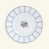 bernardaud brocante salad plate round blue 21cm