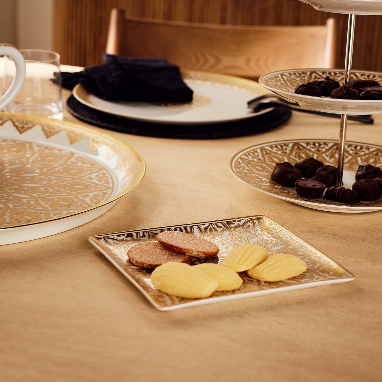 Venise Trinket Tray Rectangular Gold 22cm bernardaud venise trinket tray rectangular gold 22cm