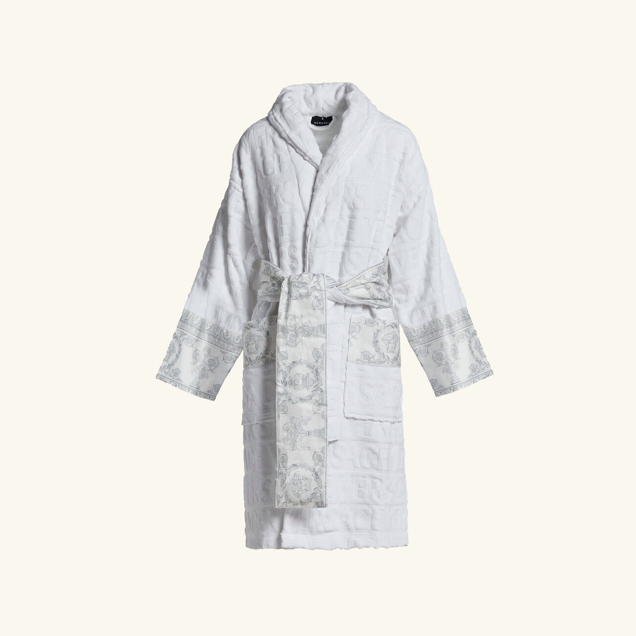 versace i love baroque bride bath robe extra large white