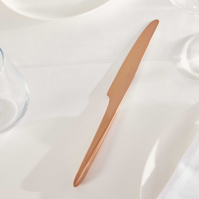 سكين المائدة لام دو كريستوفل وردية سكين المائدة لام دو كريستوفل وردية