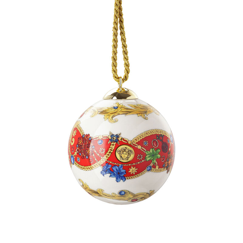 Barocco Holiday Porcelain Bell, large