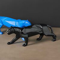 لادرو منحوتة على شكل فهد كبيرة سوداء