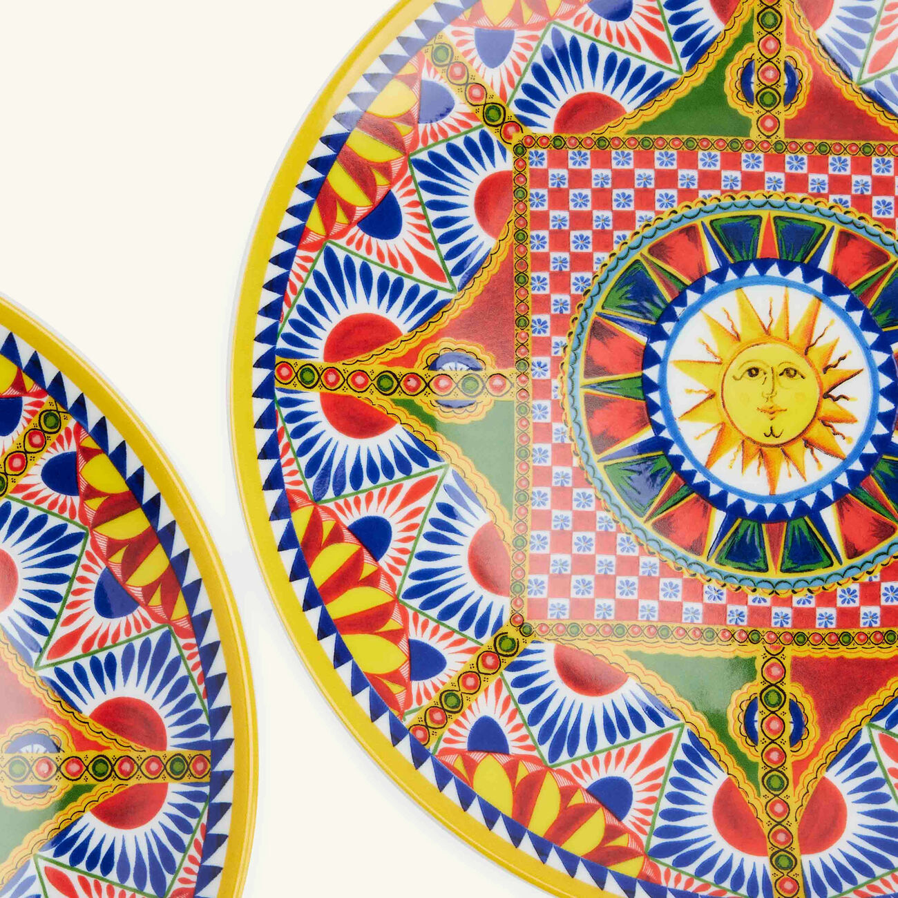 Carretto Dinner Plate Round 26cm Set Of 2 dolce gabbana casa carretto dinner plate round 26cm set of 2