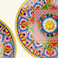 Carretto Dinner Plate Round 26cm Set Of 2 dolce gabbana casa carretto dinner plate round 26cm set of 2