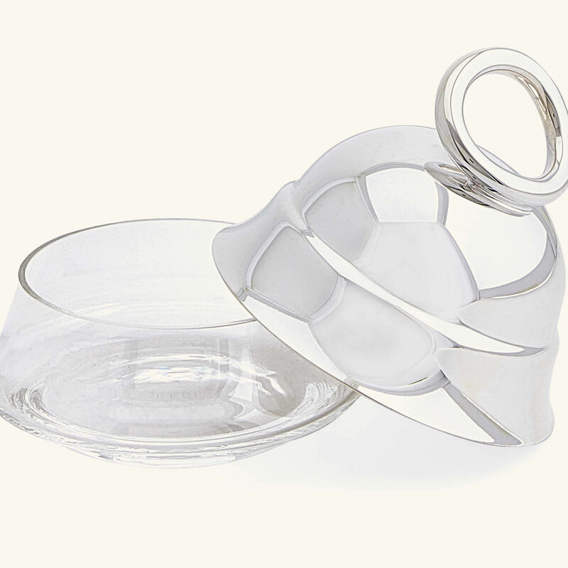 كريستوفل طبق الزبدة فيرتيجو باللون الفضي 8 سم